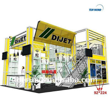 China Fornecedor de stands de exposição personalizado, exposição de cabines de convés duplo, design de stands de exposições em Detian